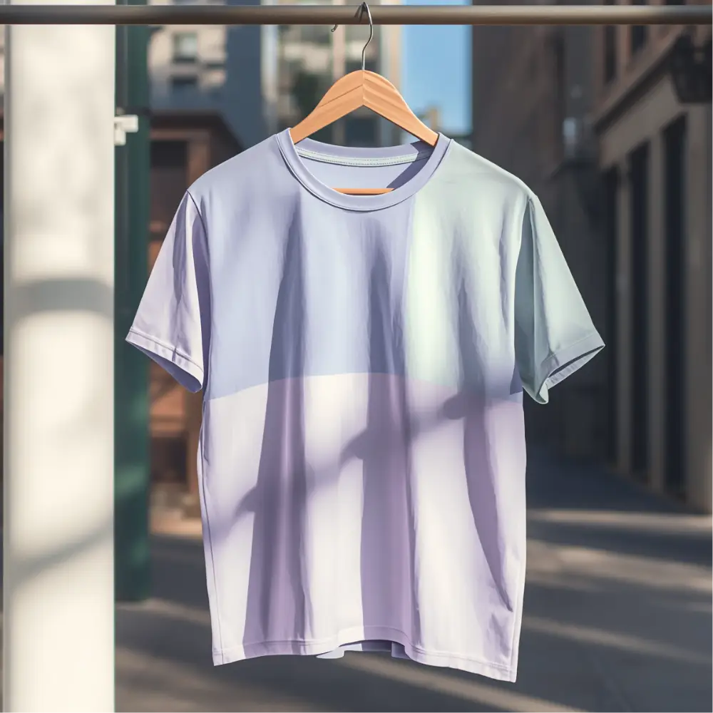 DRVP Men Printed Round Neck Polyester Black, White T-Shirt